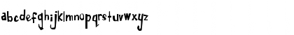 LDJ Kicks Regular Font Lowercase Preview