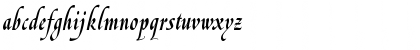 Download LeGriffe Regular Font Lowercase Preview