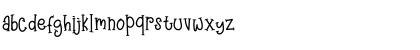 Download Angry&Hungry Regular Font Lowercase Preview