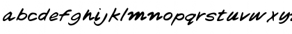LEHN181 Regular Font Lowercase Preview