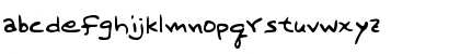 LEHN191 Regular Font Lowercase Preview