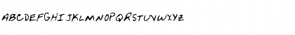 LEHN229 Regular Font Lowercase Preview