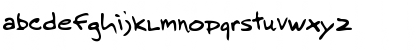 LEHN236 Regular Font Lowercase Preview