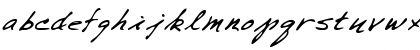 LEHN258 Regular Font Lowercase Preview