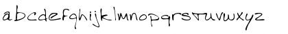 LEHN264 Regular Font Lowercase Preview
