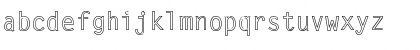 LetterGothic-Bold Hollow Regular Font Lowercase Preview LetterGothic-Bold Hollow Regular Font Lowercase Preview