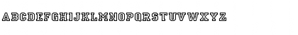 Letterman Regular Font Lowercase Preview