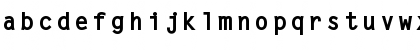 Letter Becker Bold Regular Font Lowercase Preview