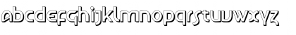 LetunicalShadow Regular Font Lowercase Preview LetunicalShadow Regular Font Lowercase Preview