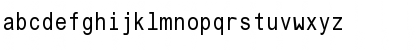 LFCHEM Regular Font Lowercase Preview