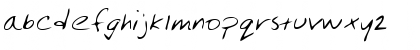 Download LinfordsHand Regular Font Lowercase Preview