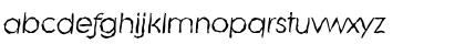 Download LiteraRandom Italic Font Lowercase Preview