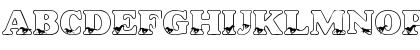 Download LMS Alicia's Horses Regular Font Lowercase Preview