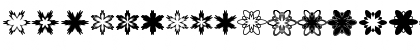Download MiniPics-Snowflakes Roman Font