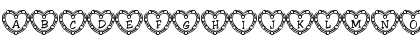 Download 101! Heart Deco Regular Font
