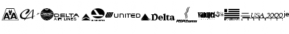 Download Airline Logos Past and Present Regular Font