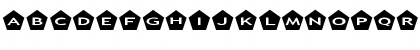 Download AlphaShapes pentagons Normal Font