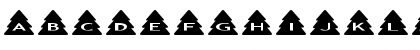 Download AlphaShapes xmas trees Normal Font
