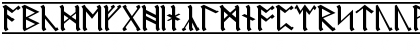 Download AngloSaxon Runes-1 Regular Font