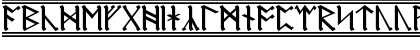 Download AngloSaxon Runes-2 Regular Font