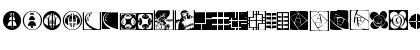 Download Arts & Crafts Dingbats Regular Font Lowercase Preview