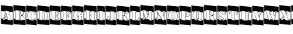 Download a_DodgerCmB&WDn Regular Font Lowercase Preview