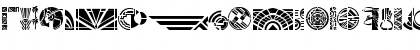 Download GE Art Deco Regular Font Lowercase Preview
