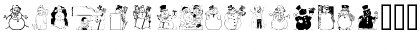 Download GE Snowmen Regular Font