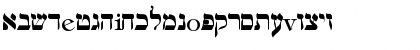 Download Hebrew Regular Font