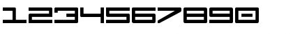Legion Regular Font Numeric Preview