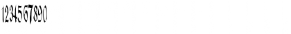 Download Lotharus Regular Font Numeric Preview