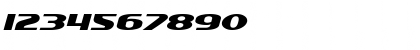 Download SF Intellivised Extended Italic Font Numeric Preview