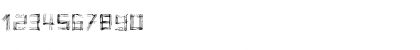 Download zo렴he zebra Regular Font Numeric Preview