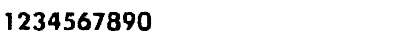 Download ExposureCTwoRough Regular Font Numeric Preview