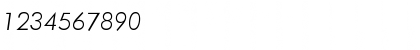 Download Futura Light Italic Font