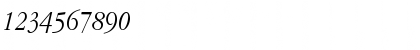 Download GaramondNarrowC Italic Font