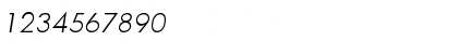 Download Limerick-LightIta Regular Font Numeric Preview