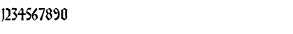 Download Liturgisch Regular Font Numeric Preview