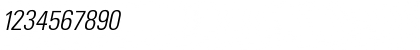 Download Uniform Condensed Light Italic Font