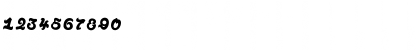 Download Amandes Sal饳 Regular Font Numeric Preview