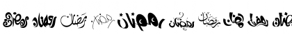 Download AraSym Ramadan 2 Regular Font