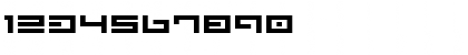 Download Avenger Expanded Expanded Font Numeric Preview