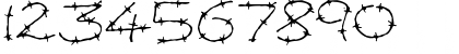 Download Barbed Wires Regular Font