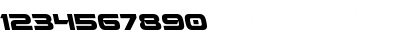 Download Beam Weapon Leftalic Italic Font Numeric Preview