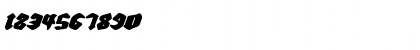 Download Bierg䲴en Expanded Italic Expanded Italic Font Numeric Preview