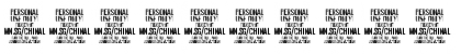 Download Chinal Black PERSONAL USE ONLY Regular Font