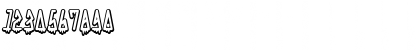 Download FAT&CAP Bold Font Numeric Preview