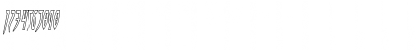 Download Inhumanity Outline Italic Outline Italic Font