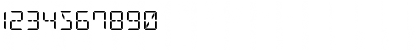 Download LED Sled Straight Expanded Expanded Font