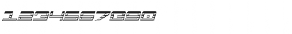 Download Legion Chrome Italic Italic Font Numeric Preview